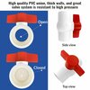 American Built Pro Ball Valve 3/4 in. Slip x Slip PVC Schedule 40, 6PK BVP075-P6